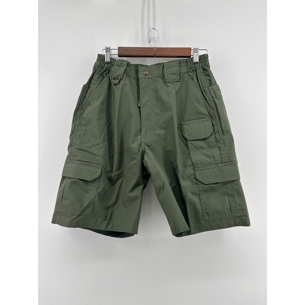 Propper Tactical Cargo Shorts Men's Green Elastic Waist Utility Pockets 32 NWT